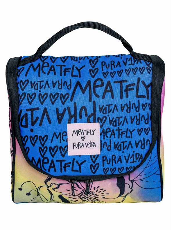 Meatfly Meatfly тоалетна чанта Cara Peach Flowers | Розова | Размер