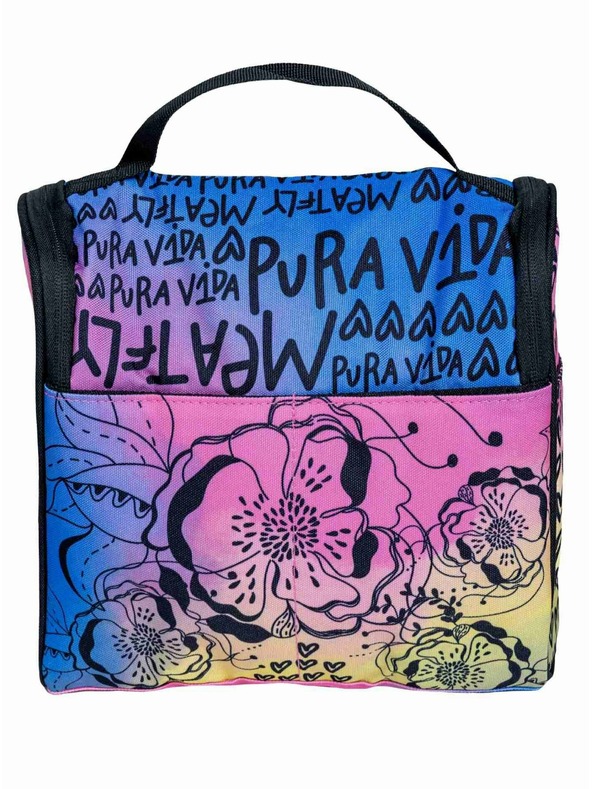 Meatfly Meatfly тоалетна чанта Cara Peach Flowers | Розова | Размер