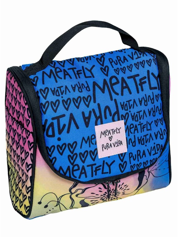 Meatfly Meatfly тоалетна чанта Cara Peach Flowers | Розова | Размер