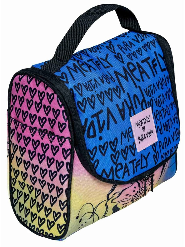 Meatfly Meatfly тоалетна чанта Cara Peach Flowers | Розова | Размер