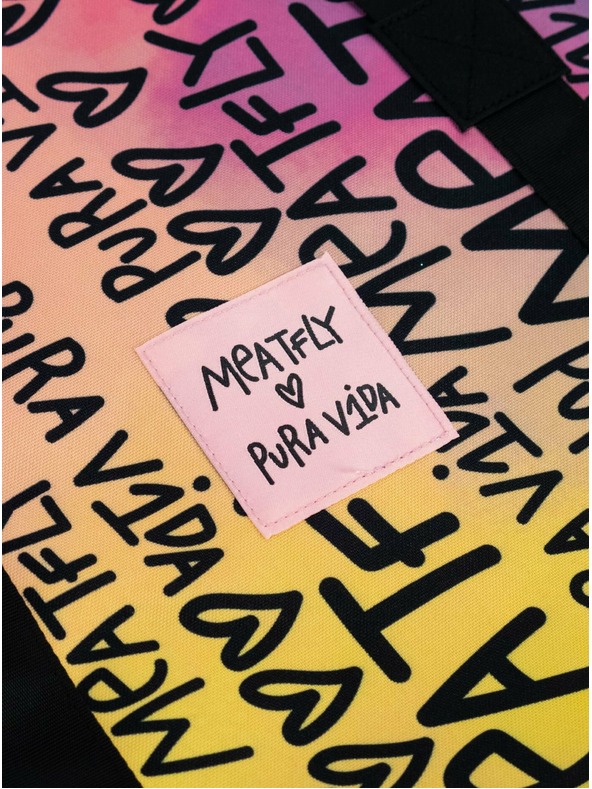 Meatfly Meatfly плажна чанта X Pura Vida Skye Peach Flowers