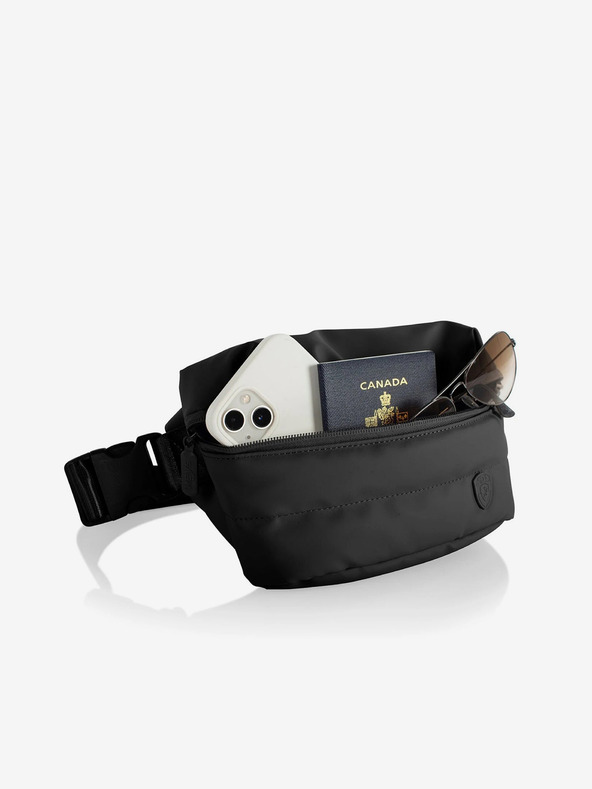 Heys Черна чантa за кръста Heys Puffer Mini Waist Bag
