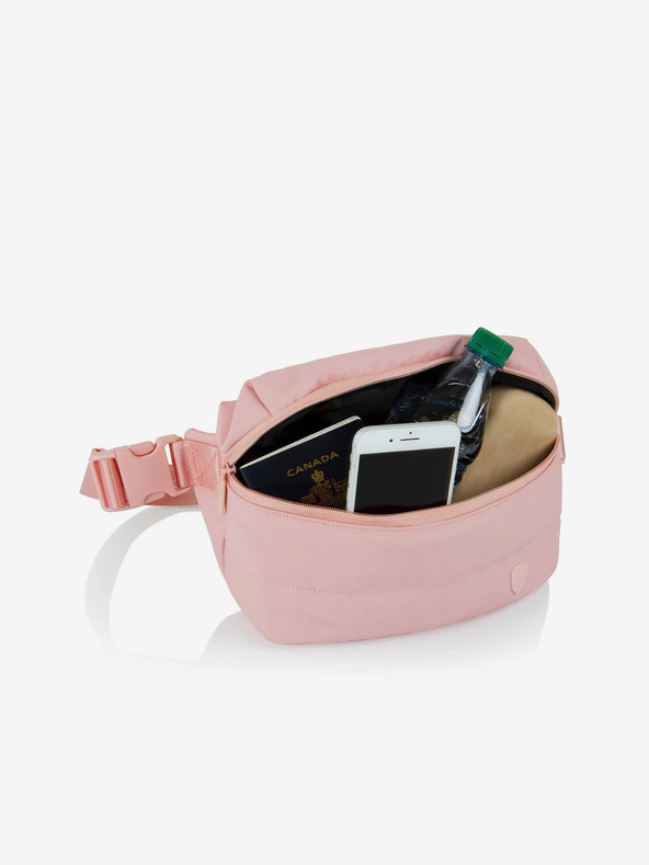 Heys Розова дамска чантa за кръста Heys Puffer Waist Bag Rose
