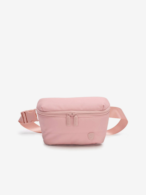 Heys Розова дамска чанта за кръста Heys Puffer Mini Waist Bag Rose