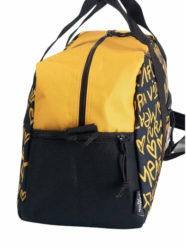 Meatfly Meatfly пътна чанта X Pura Vida Mavis Yellow/Black | Жълта | Обем 26 L