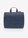 Reisenthel Тъмносиня козметична чанта Reisenthel Toiletbag XL Herringbone Dark Blue
