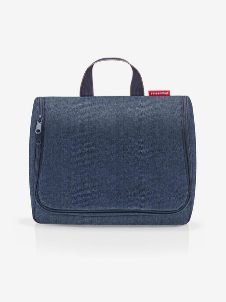 Reisenthel Тъмносиня козметична чанта Reisenthel Toiletbag XL Herringbone Dark Blue