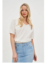 Moodo Дамска бяла тениска Moodo
