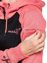 Meatfly Meatfly дамски технически суитшърт Alisha Coral / Black