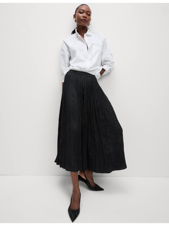 Marks & Spencer Плисирана разтегателна миди пола Marks & Spencer