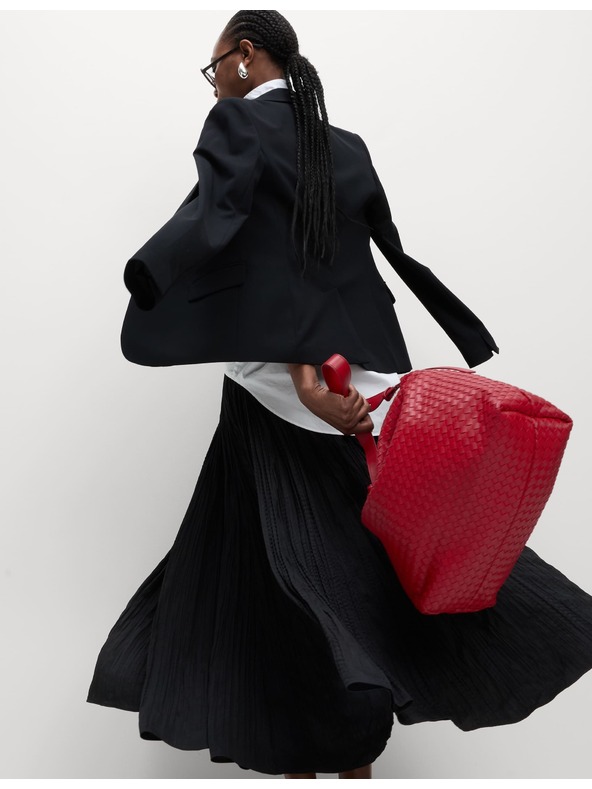 Marks & Spencer Плисирана разтегателна миди пола Marks & Spencer