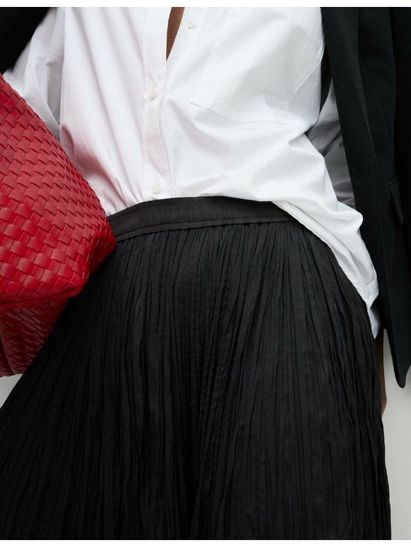 Marks & Spencer Плисирана разтегателна миди пола Marks & Spencer