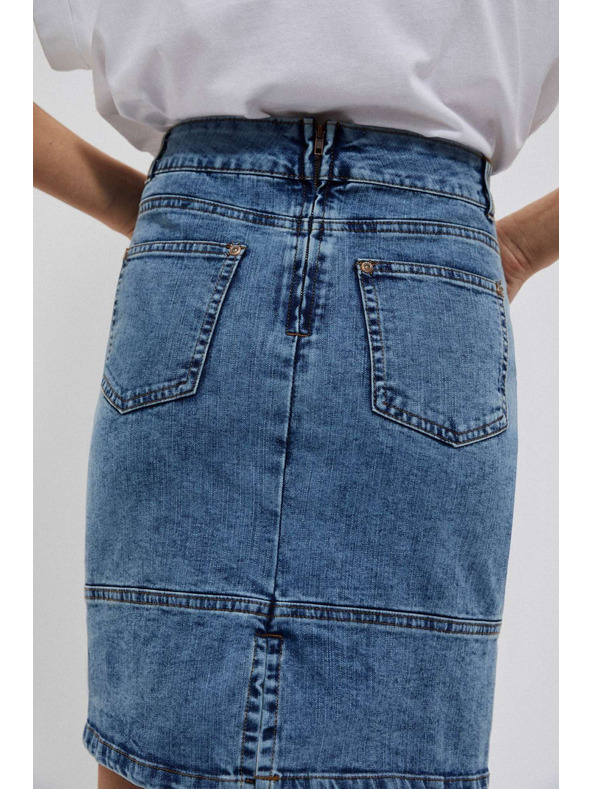 Moodo Дамска синя дънкова пола Moodo