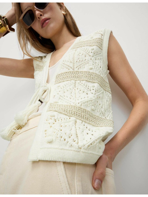 Marks & Spencer Стеснена текстурирана жилетка Marks & Spencer