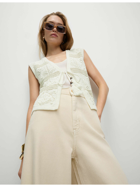 Marks & Spencer Стеснена текстурирана жилетка Marks & Spencer