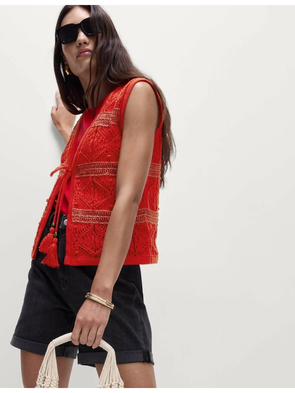 Marks & Spencer Стеснена текстурирана скъсена жилетка Marks & Spencer