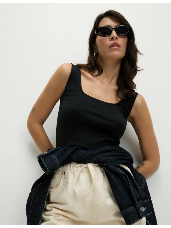 Marks & Spencer Топ с правоъгълно деколте Marks & Spencer