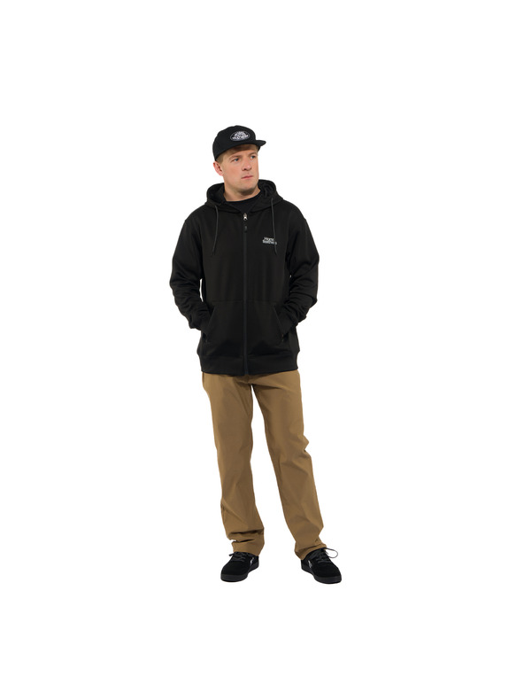 Horsefeathers Многофункционален суитшърт Callum черен HORSEFEATHERS