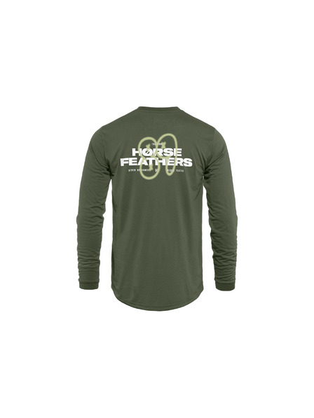 Horsefeathers Колоездачна тениска Fury зелена HORSEFEATHERS