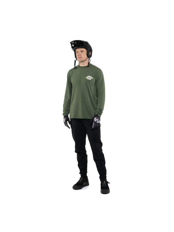 Horsefeathers Колоездачна тениска Fury зелена HORSEFEATHERS