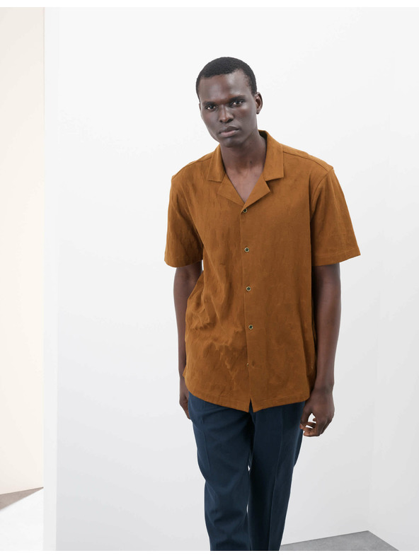 Marks & Spencer Текстурирана риза от чист памук Marks & Spencer