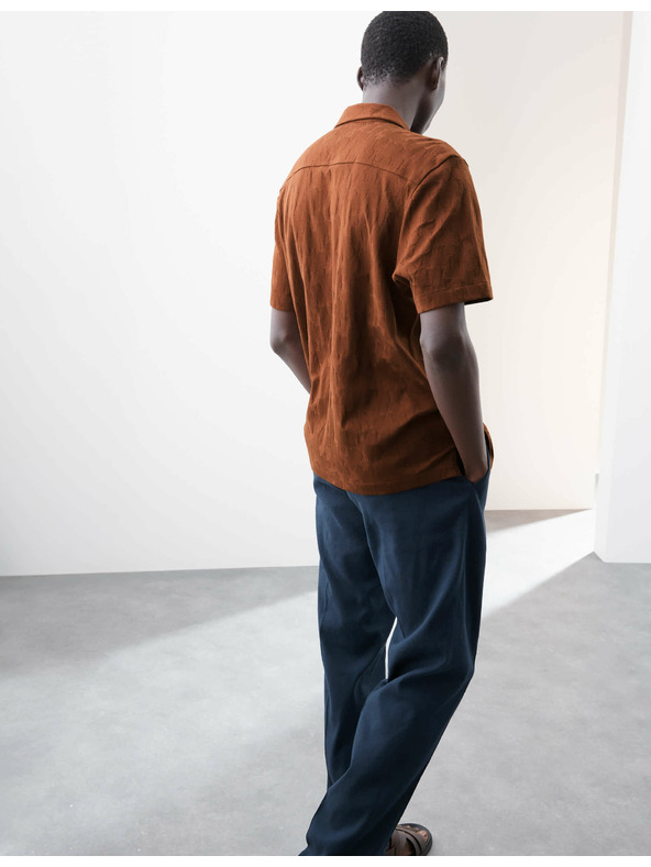 Marks & Spencer Текстурирана риза от чист памук Marks & Spencer