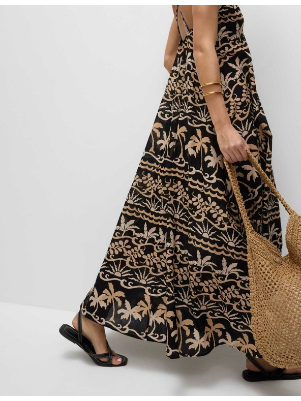 Marks & Spencer Плажни рокли с V-образно деколте и принт, от чист памук Marks & Spencer