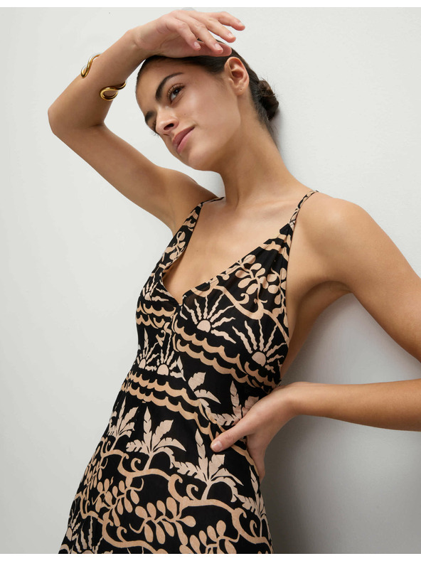 Marks & Spencer Плажни рокли с V-образно деколте и принт, от чист памук Marks & Spencer