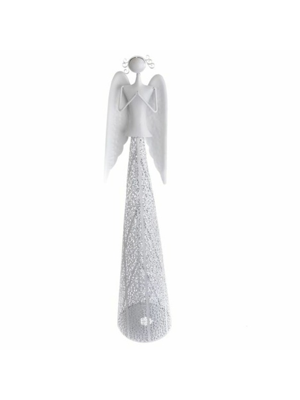 Casa de Engel Метален свещник - ангел, молещ се, 0/2