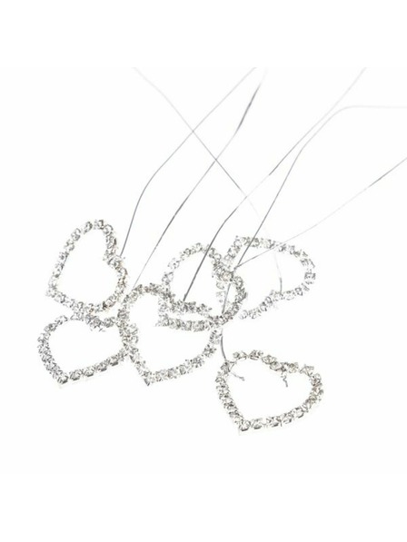 Casa de Engel Декоративни сърчица на телчица в кутия - 6бр, 20/200