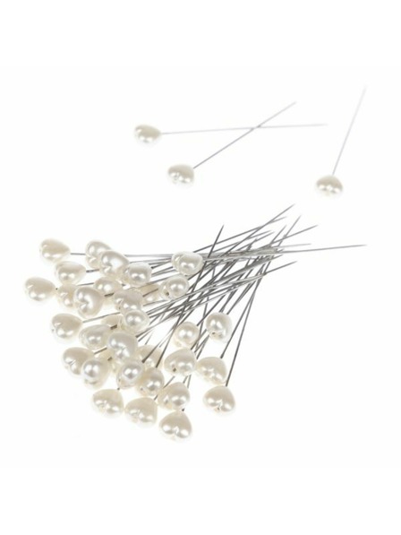 Casa de Engel Декоративни щипки с бели сърчица в кутия - 36бр, 20/200