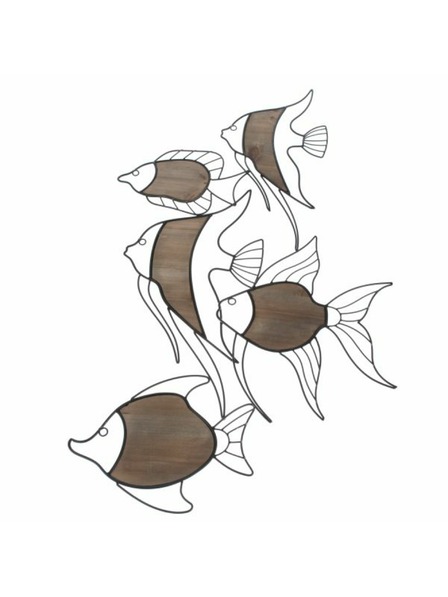 Casa de Engel Декорация за стена - риба (метал, дърво), 0/6