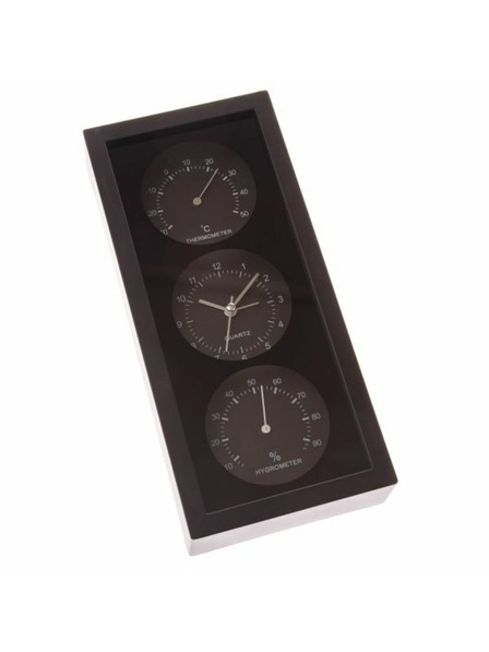 Casa de Engel Стенен/настолен часовник с термометър и влагомер, 0/24
