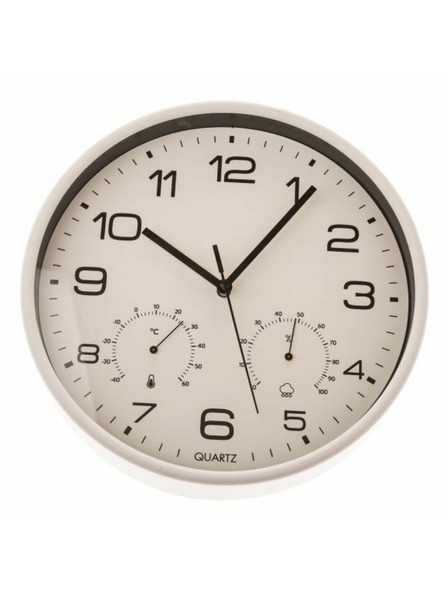 Casa de Engel Стенен часовник с термометър и влагомер - 25см, 1/20