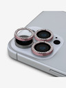Guess Guess Fixed Glliter Защита на обектива за iPhone 16 Pro/16 Pro Max Розово