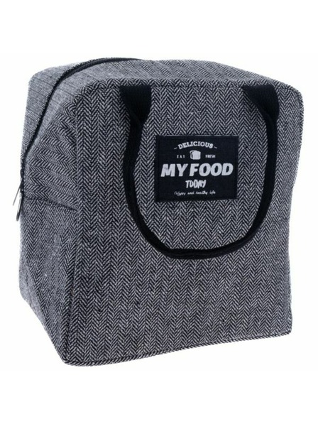 Casa de Engel Текстилна термо чанта за обяд, сива, 0/150