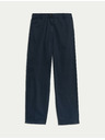 Marks & Spencer Ankle chino панталони с прави крачоли и висок процент памук Marks & Spencer тъмносин