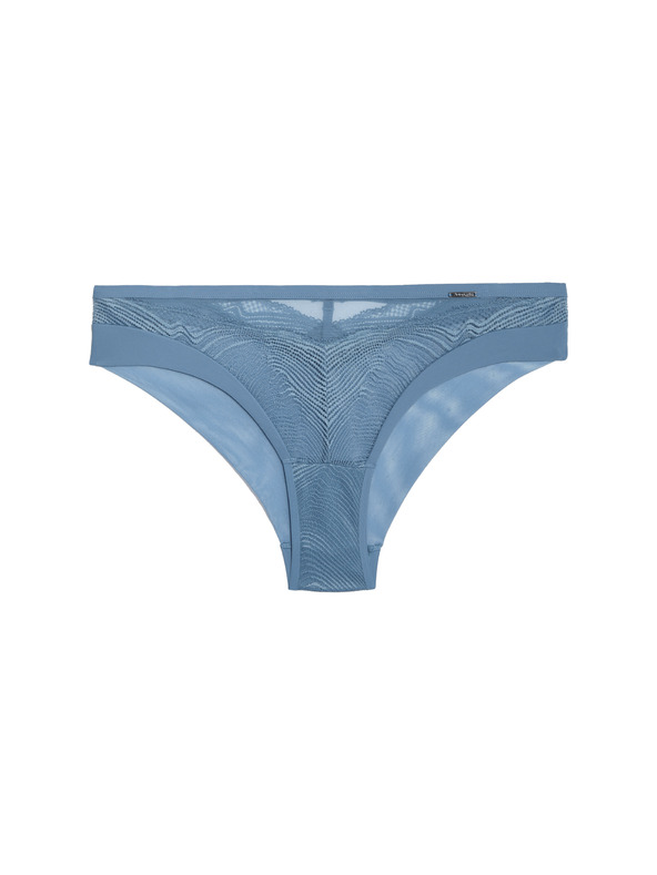 Marks & Spencer Бразилски бикини Kyoto с дантела Marks & Spencer в синьо