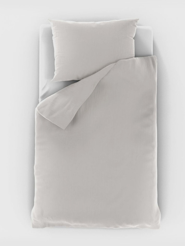 Kvalitex Удължен муселинов спален комплект 140x220, 70x90cm кремав Kvalitex