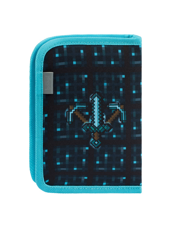 BAAGL  Синьо училищно несесе с едно отделение Minecraft Blue Axe Baagl