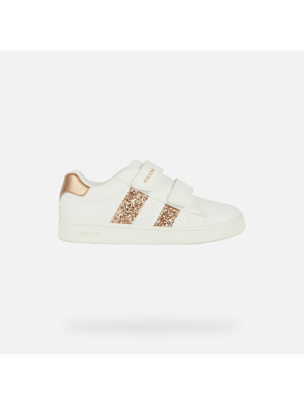 Geox Бели маратонки Geox Eclyper за момичета