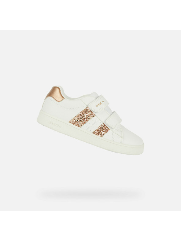 Geox Бели маратонки Geox Eclyper за момичета