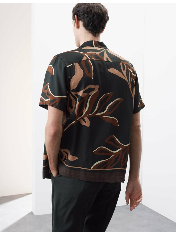 Marks & Spencer Риза с флорални мотиви, стандартен крой Marks & Spencer