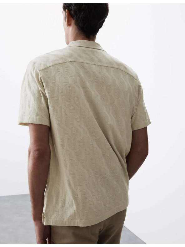 Marks & Spencer Текстурирана риза от чист памук Marks & Spencer