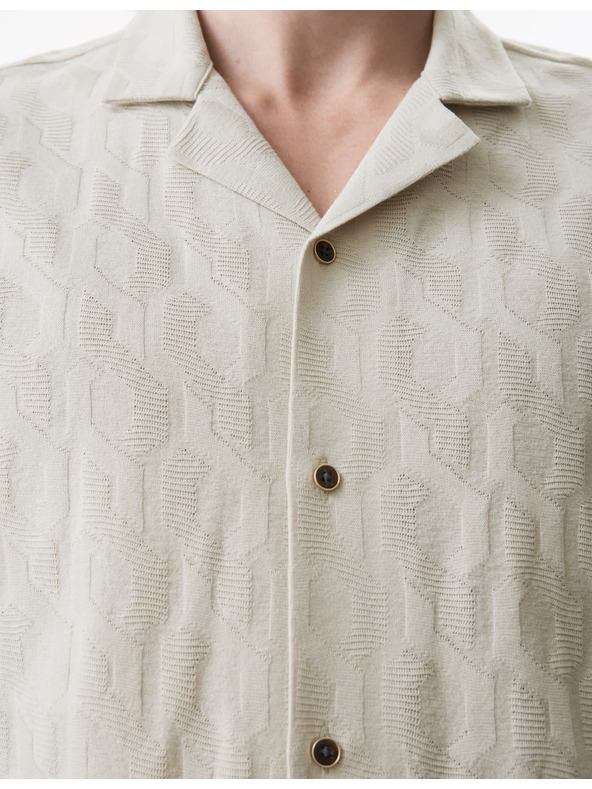 Marks & Spencer Текстурирана риза от чист памук Marks & Spencer