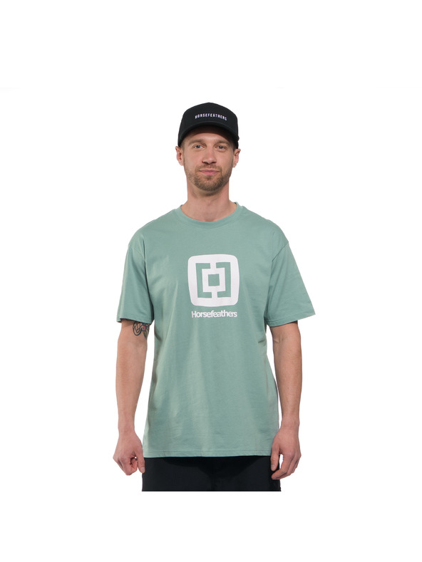 Horsefeathers Тениска Fair - синя HORSEFEATHERS