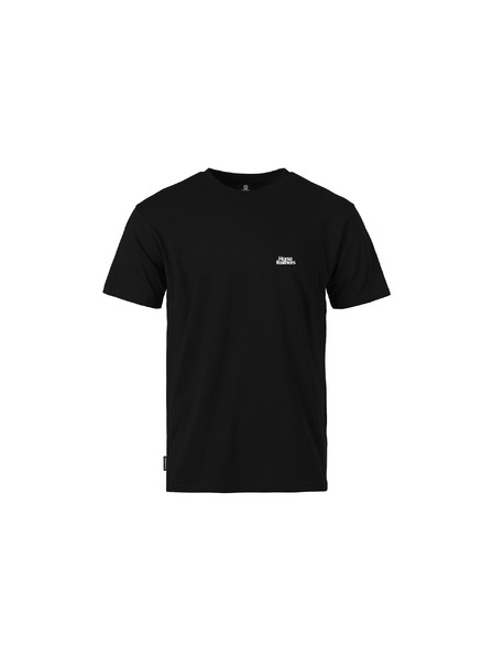 Horsefeathers Тениска Agent в черно HORSEFEATHERS