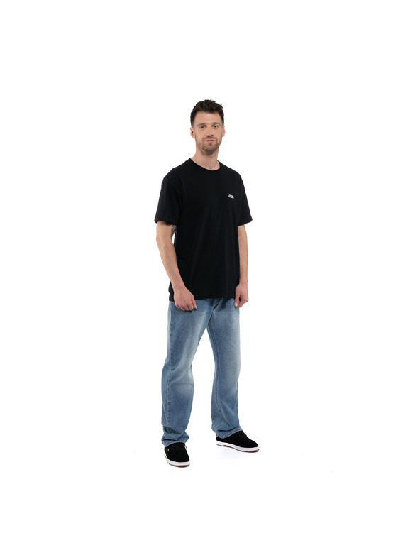 Horsefeathers Тениска Agent в черно HORSEFEATHERS