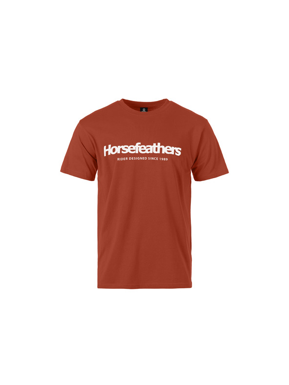 Horsefeathers Тениска Quarter - ginger HORSEFEATHERS