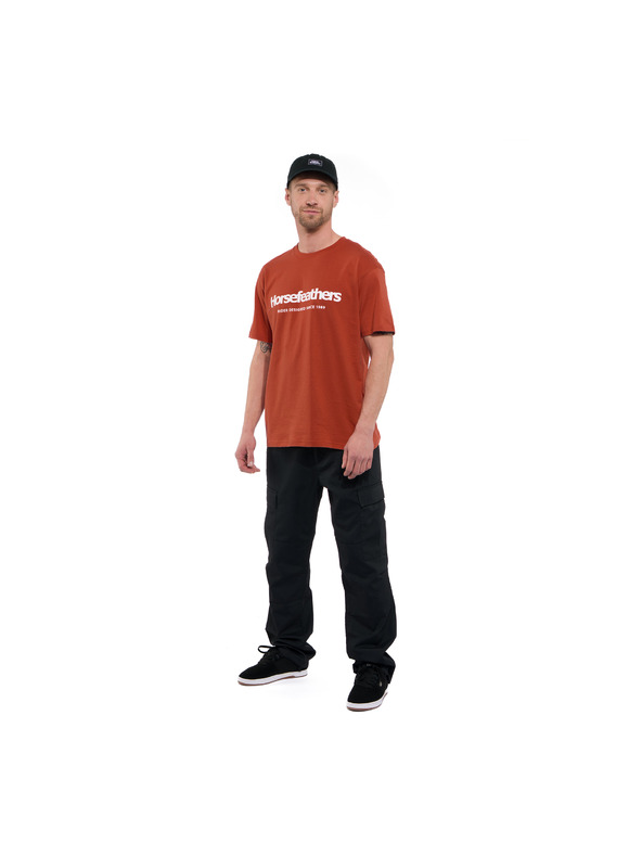 Horsefeathers Тениска Quarter - ginger HORSEFEATHERS